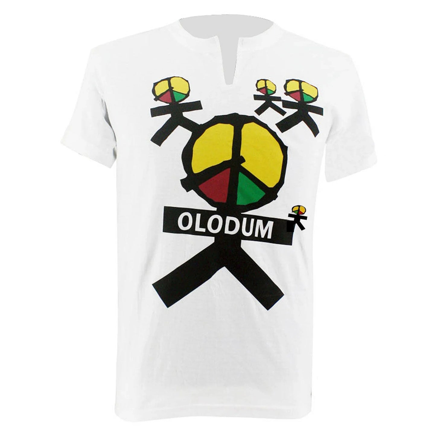 Rare Fashion Brazil Retro Antiwar Michael Jackson OLODUM Cotton Tee T-shirt - They Don't Care About Us'