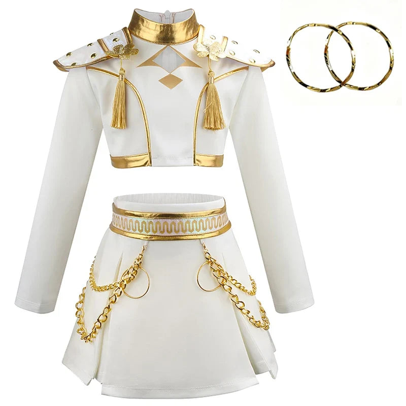 Halloween children's costumes Girls cosplay Costume Fashion girls suits Carnival theme party performance costumes