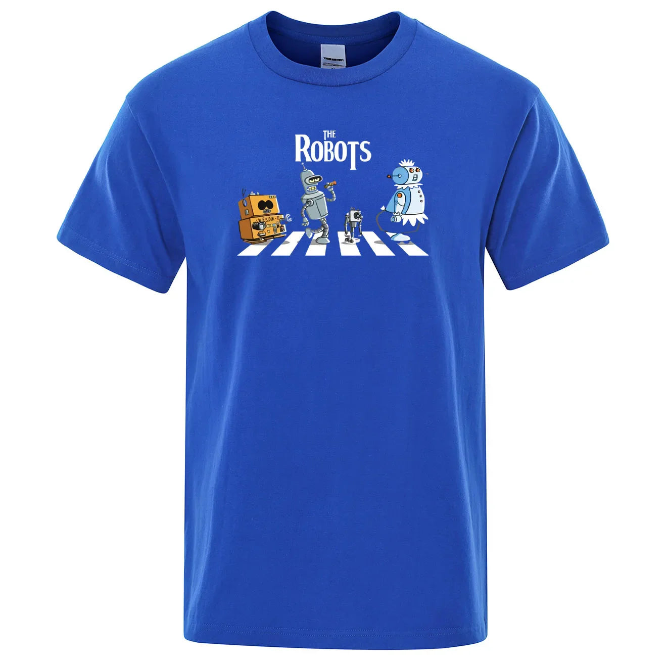 Hot Summer Cotton Men T Shirt Creative droids Printed T-Shirt robot shirt Boy Novelty Men's Short sleeve Tshirt Fashion Tops