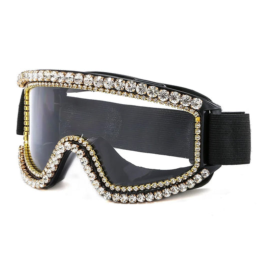2020 Eyeprotection Outdoor Glasses Mountain Bike Goggles Bicycle Sunglasses Men Eyewear Sports Sunglasses Rhinestone