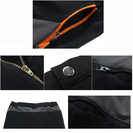 Quick Dry Hiking Pants Men Outdoor Running Camping Climbing Waterproof Mountain Trousers Stretch Lightweight Pants