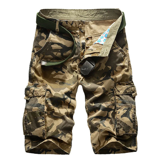 Camouflage Camo Cargo Shorts Men 2026 New Mens Casual Shorts Male Loose Work Shorts Man Outdoor Hiking Short Pants Plus Size