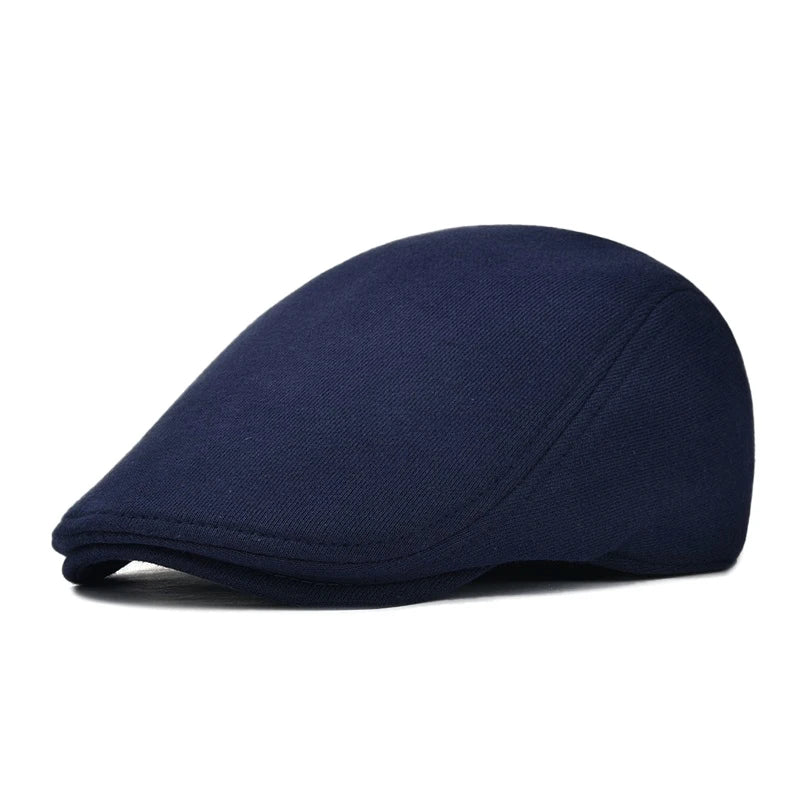 Cotton Men Women Flat Cap Driver Retro Vintage Soft Boina Casual Baker Newsboy Caps Cabbie Hat for Male
