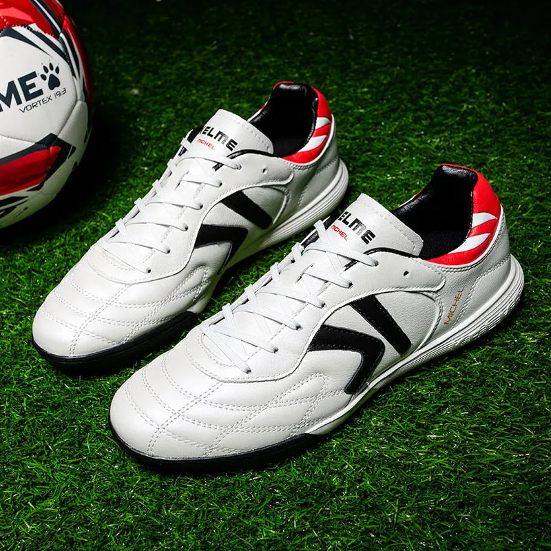 Soccer Shoes TF Football Boots Calf-Skin Cleats Professional Futsal Original Football Training Sneakers ZX80011017