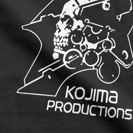 Men's Metal Gear Kojima Productions T Shirts MGS Hideo Kojima T-Shirt Death Stranding Cotton Tops Short Sleeve Tees Printed