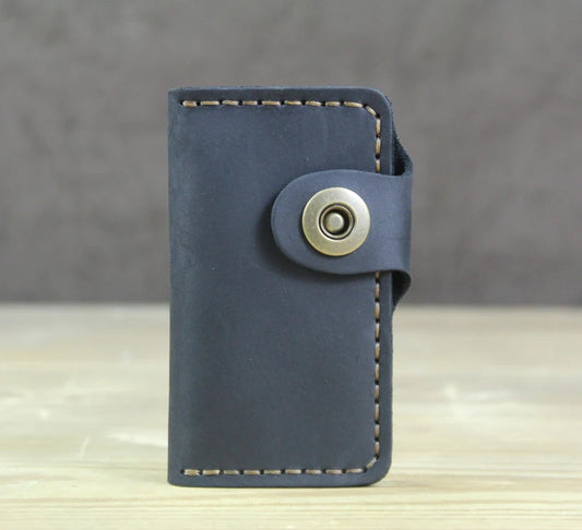 Porte-clés fait main en cuir véritable de haute qualité pour hommes, portefeuille porte-clés en cuir pour hommes, concierge pour femmes, étui à clés, pochette organisateur de clés.