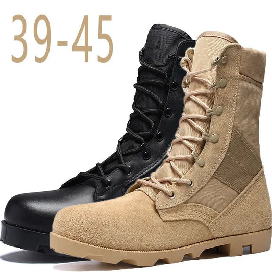 2026 Autumn and Winter Wolf Men's Hight-Top Desert Fans Delta Boots