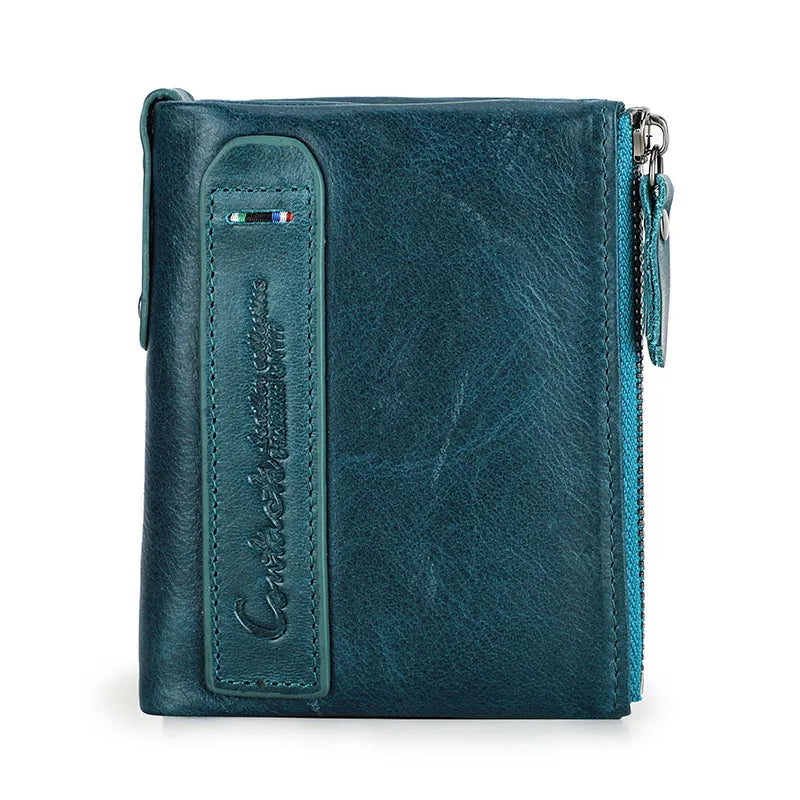 Fashion Genuine Leather Women Wallet Bifold Card Holder Coin Purse Small Women's Purse Money Clip Men Pocket Wallets