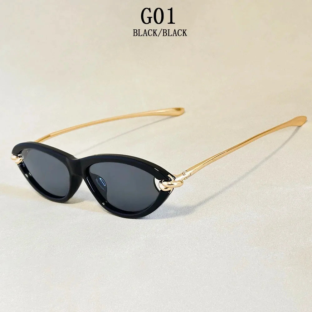 Fashion Oval Sunglasses Women 2026 Luxury Vintage New Cat Eye Sunglass Glasses Luxe Lunette Soleil Femme Lentes De Sol Mujer