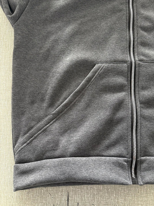 Russia Hot Sale Vintage Double Zip Hoodies Y2K Clothes Men Hip Hop Lettering Graphic Oversized Hoodies Sweatshirts Casual Jacket