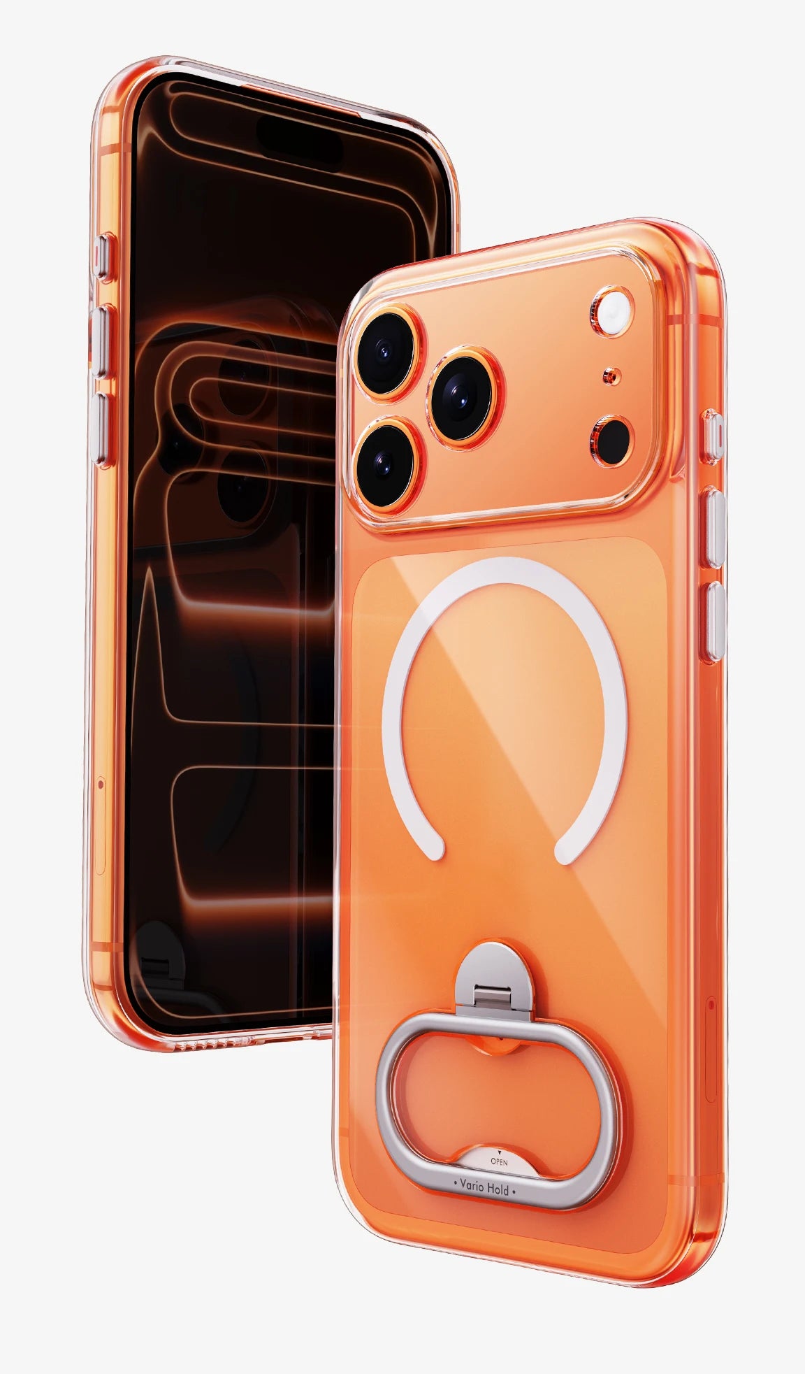 Magnetic Case For iPhone 17 Pro Max 17 Pro 17 with Foldable and adjustable Stand Anti-Yellowing Ultra Clear Phone Case