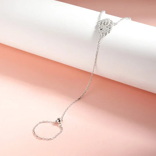 Bracelet en moissanite certifié GRA pour femmes, étincelant, réglable 14-19CM, en argent sterling 925, par Shiran Aloni