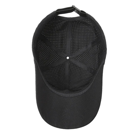 Unisex Simple Cross Water Drop Embroidery Baseball Caps Spring and Autumn Outdoor Adjustable Casual Hat Sunscreen Hat