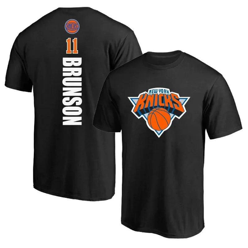 2026 New York Brunson No. 11 T-shirt Men and Women Summer Cotton Y2K Clothing Fashion Round Neck Short Sleeved Shirt Streetwear