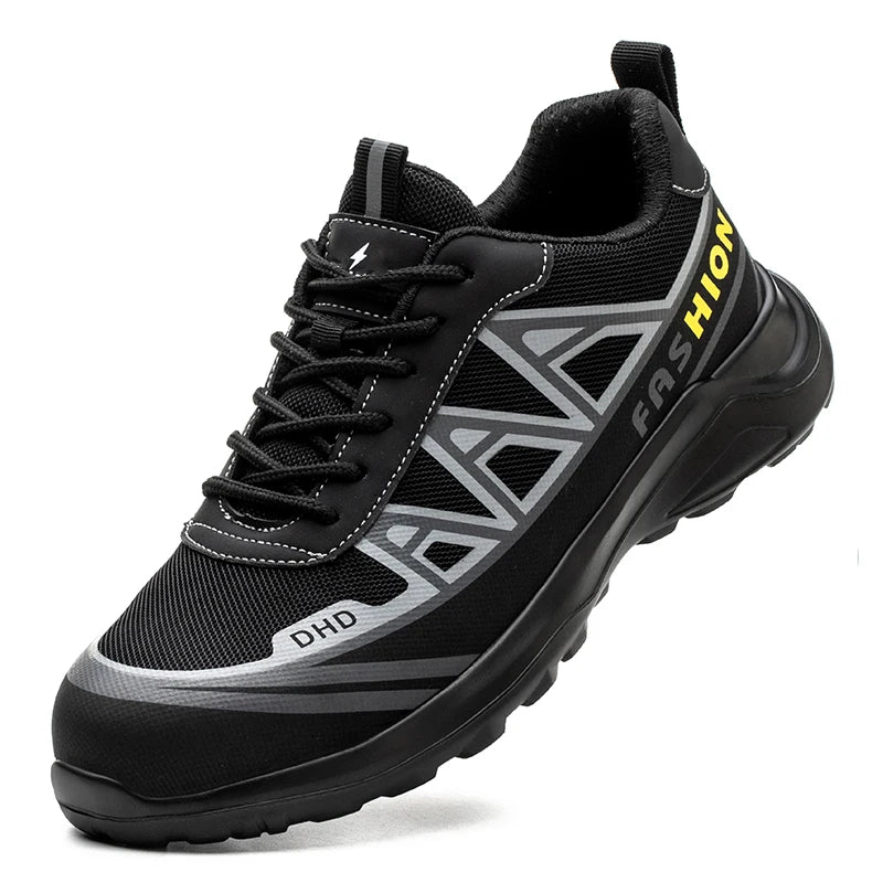 Work Safety Shoes Men Safety Boots Anti-smash Anti-puncture Work Shoes Sneakers Shoes Male Work Boot Indestructible
