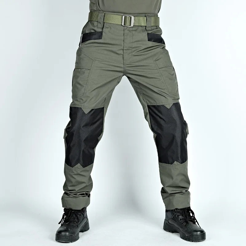 Military Tactical Pants Men Cargo Trousers Waterproof Multi-pocket Casual Wear-Resistant Cargo Pants Climbing Outdoor Workwear