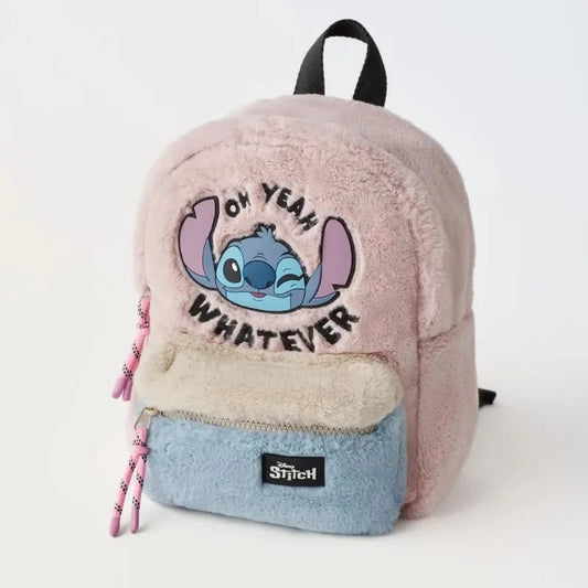School Bag Cartoon Backpack Versatile Children Lovely Kindergarten Kids School Gift Large Capacity Stitch Backpack