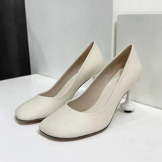 Eilyken Designer Round Toe Women Pumps Sexy Thin High Heels Stripper Shoes Spring Autumn Concise Zapatos De Mujer
