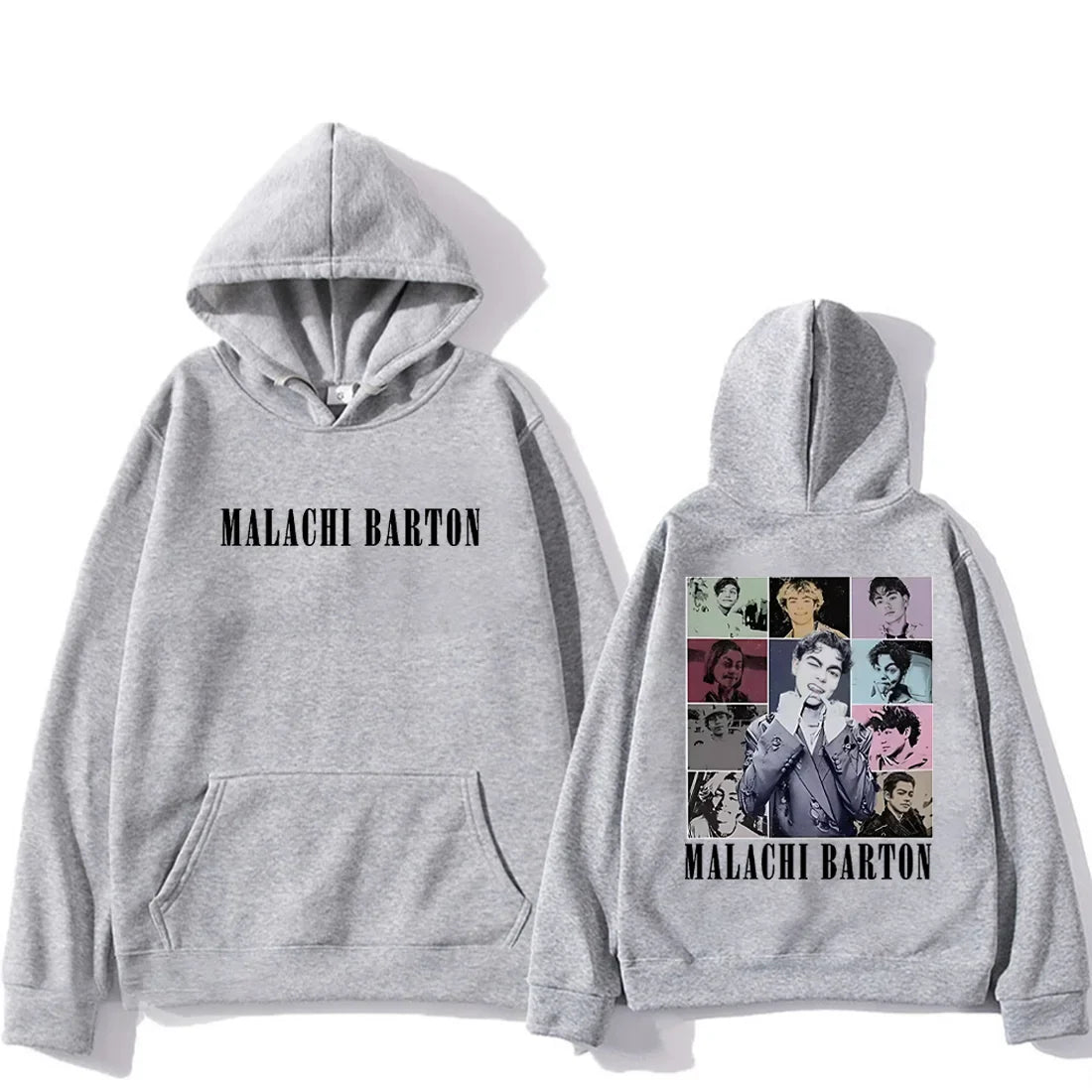 Malachi Barton Graphic Hoodie Men Women's 2025 vintage Autumn Winter Fashion pullovers Long Sleeve Fleece hip hop gothic clothes