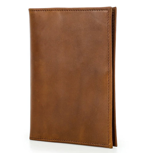 Porte-passeport en cuir de vache véritable, portefeuille de voyage avec poche de rangement, porte-cartes, housse de passeport bloquant la RFID, portefeuille pour cartes