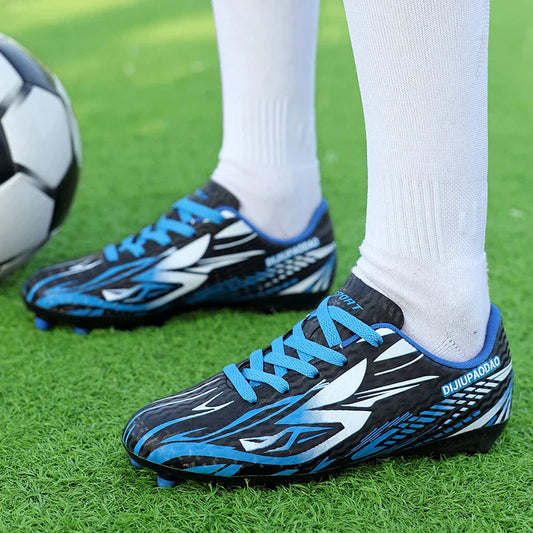 Outdoor Children's Football Shoes Low-cut Kids Soccer Shoes Sports Shoes Comfy Non-Slip Training Shoes For Boys Futsal Sneakers