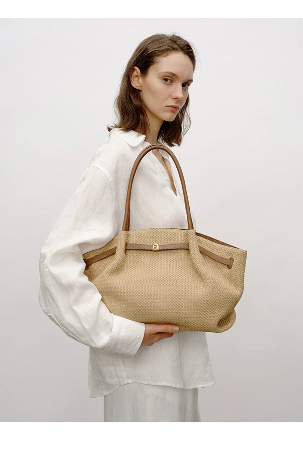 Original Brand Women's bags Shoulder Bag Woven Bag 2026 New Tote Bag Large Handbag Travel Bag Big Beach Bag