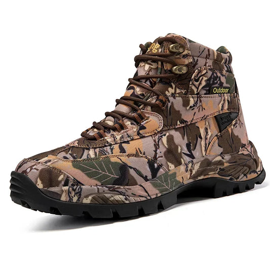 Men Tactical Boots Army Boots Breathable Unisex Ankle Desert Waterproof Climbing Hiking Shoes Work High Quality Hunting Boots