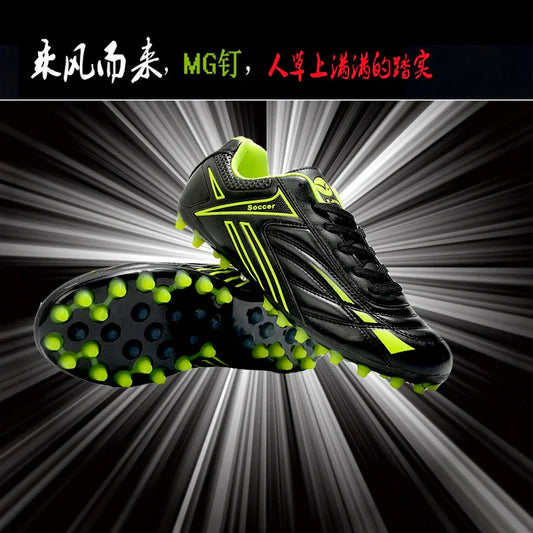 Hot Selling Youth Professional Long Nail Soccer Shoes Men's Broken Nail Football Shoes Children's Student Training Shoes