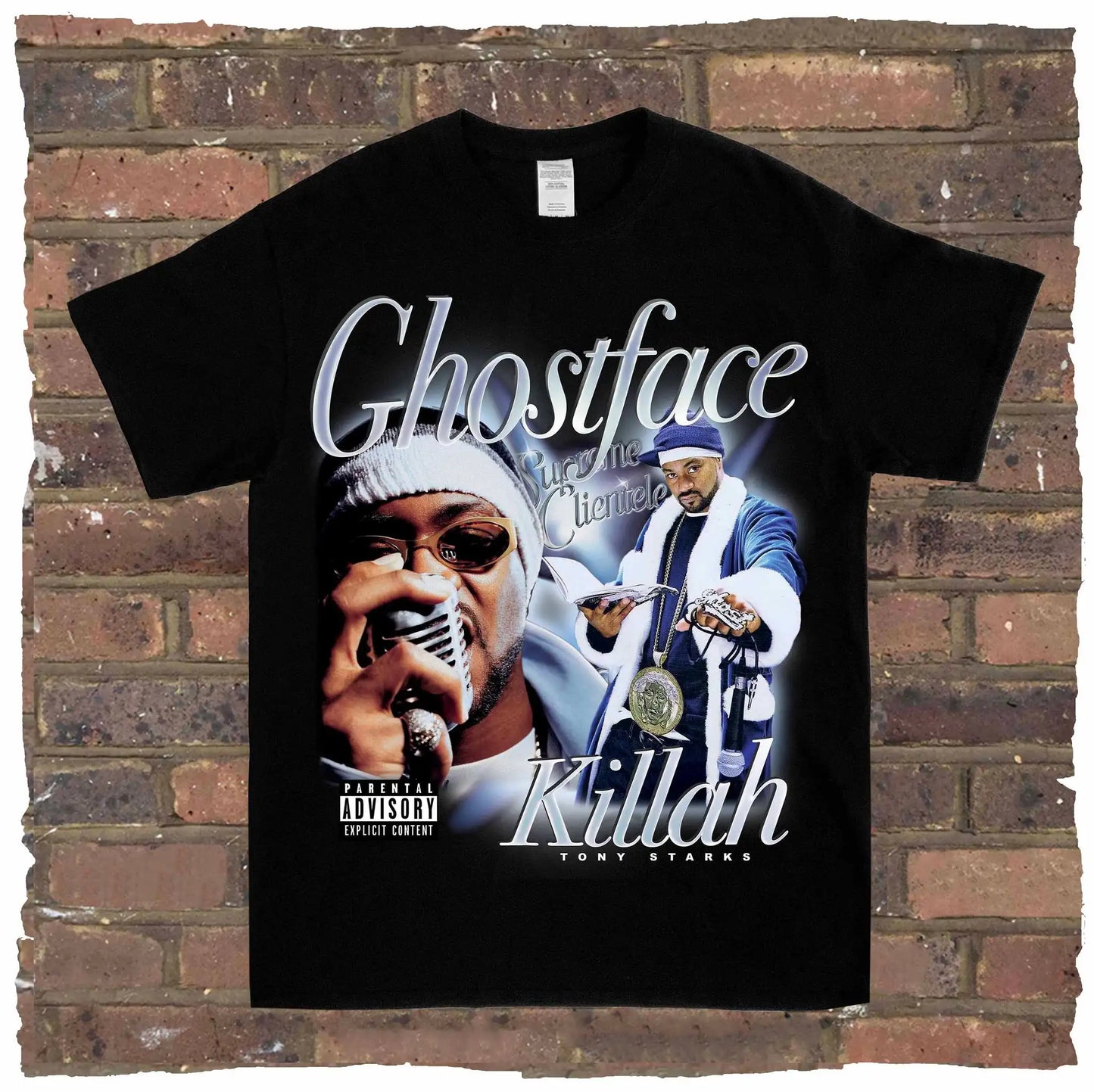 Ghostface Killah Ironman T-shirt Wu Tang Men Women Oversized Casual Loose Short Sleeve Streetwear Harajuku Female Male Clothing