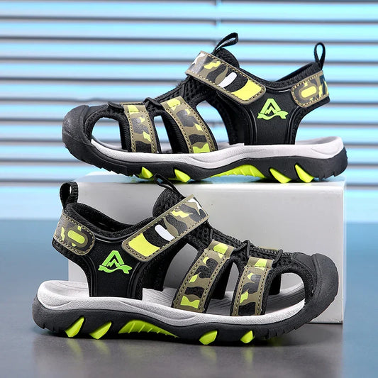 Children Girls Boys Sandals Children Beach Sandals Non-slip Soft Bottom Breathable Boys Shoes Outdoor Kids Shoes