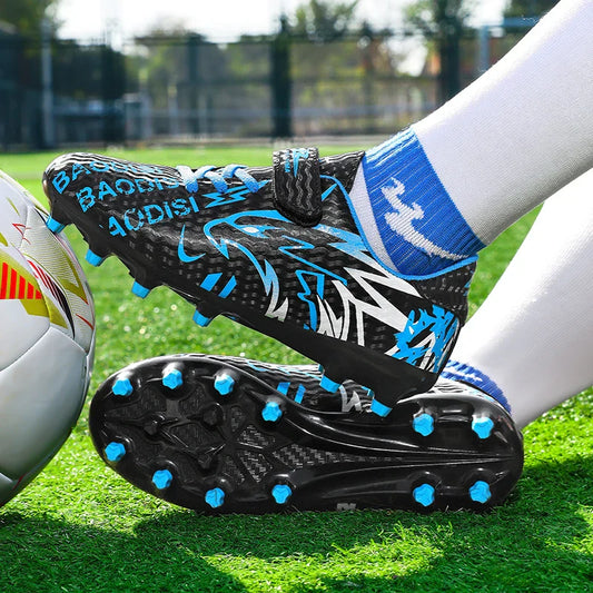 New Men Kids Soccer Shoes Non-Slip Football Boots Ultralight Cleats Match Grass Boys Professional Training Shoes Drop Shipping