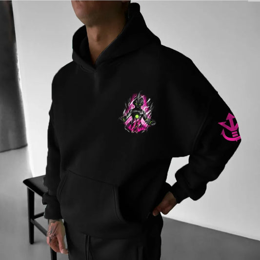 Dragon Ball Men's Hoodie Sweater Majin Buu Japan Anime Summer Autumn New Boys Children's Long Sleeve Y2k Parent-Child Wear