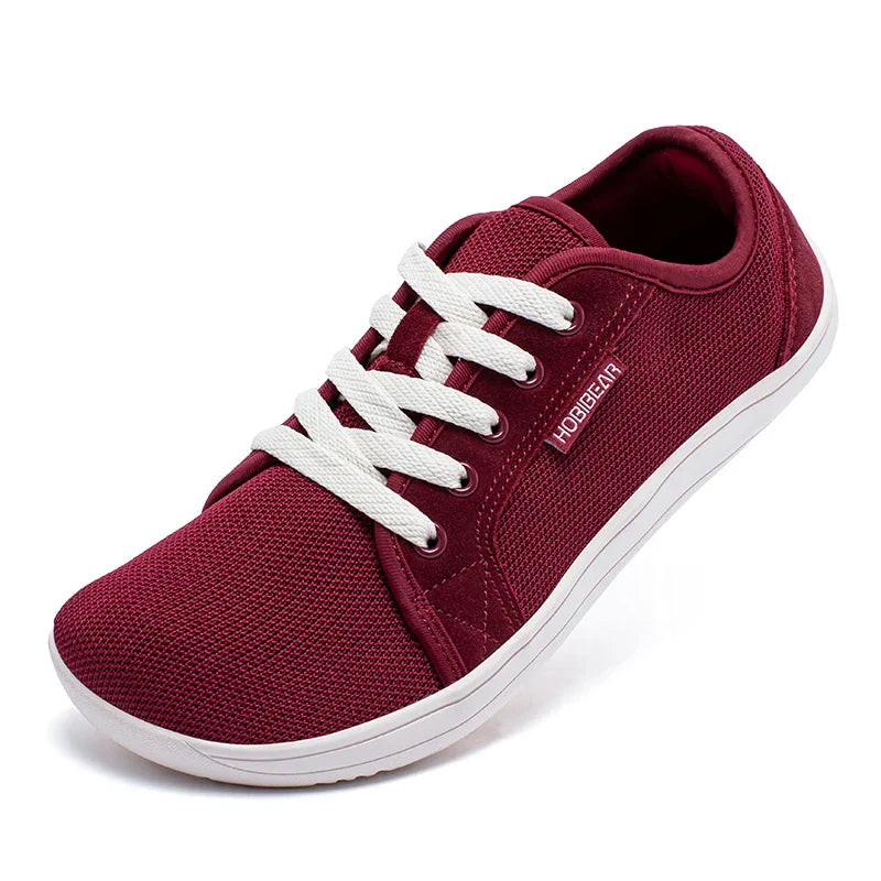 Wide Toe Barefoot Shoes Womens Mens Outdoor Lace Up Running Sneaker Zero Drop Comfortable Casual Shoes