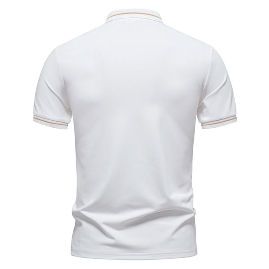 Men's Casual Polo Shirt Summer Streetwear Short Sleeve Business Casual Tops Quick-Drying Breathable Clothing POLO Shirt