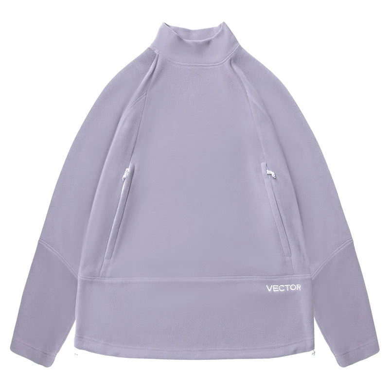 Fleece Jacket Woman Men Autumn Winter Warm Coats Clothing Contrast Sleeve Sweatshirt Coats Color Outdoor Jakcets