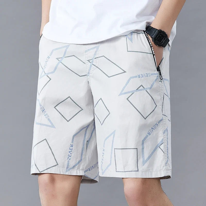 Summer Men's Shorts Baggy Casual Sports Jogger Shorts Big Size 6XL Man Beach Print Shorts Swimsuit Quick Dry Board Shorts