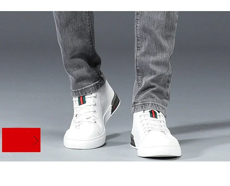 2025 New Men's Cotton Business Casual Skinny Jeans Trendy Fashionable Stretch Straight Slim Denim Trousers Male Blue Grey