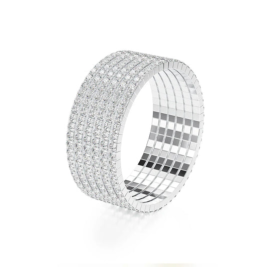 Bracelet de tennis extensible en moissanite pour femme/homme 2,5/3 mm, coupe brillante, en argent sterling 925, chaîne de main, bijoux de soirée, cadeaux