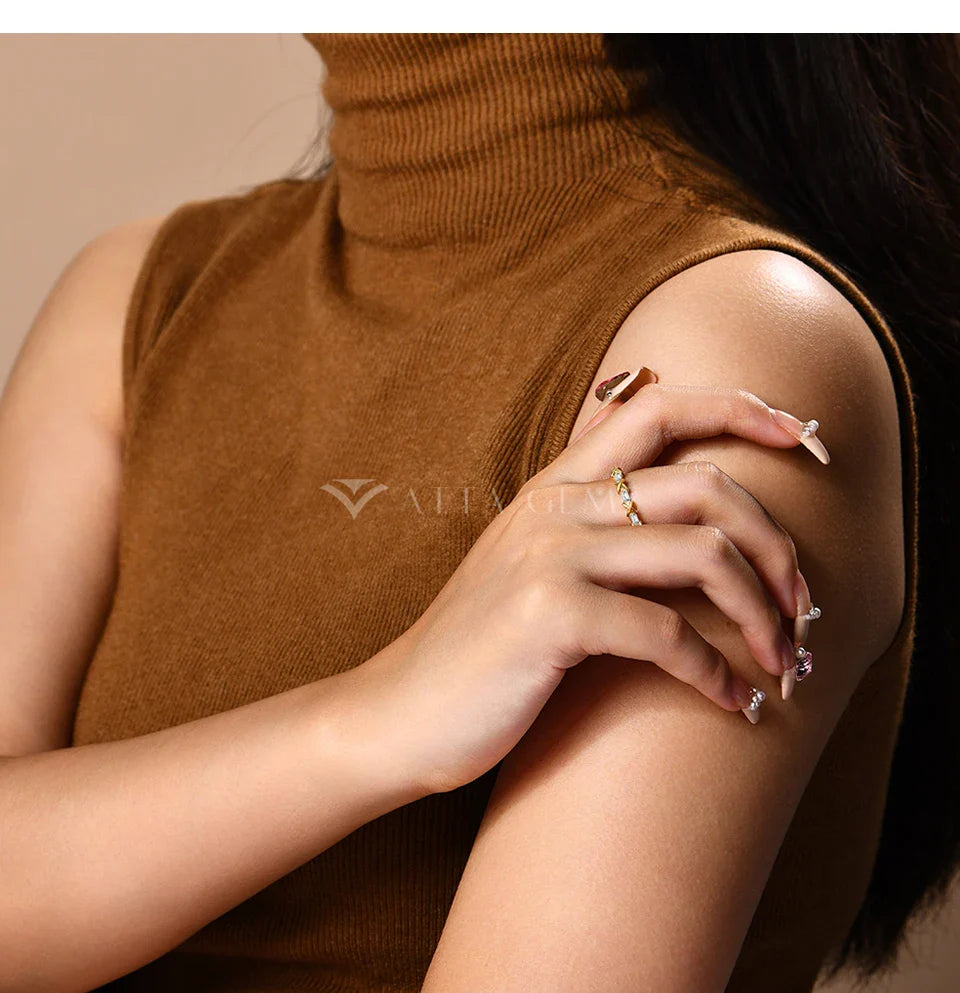 Moissanite Diamond Rings for Women Men D VVS1 Color Rectangle Cut S925 Sterling Silver Stackable Rings Wedding Jewelry
