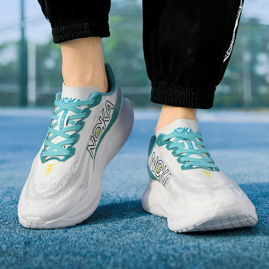 Men Women High Quality Light Running Shoes Cushion Training Shoes Lightweight Wear-Resistant Sneakers