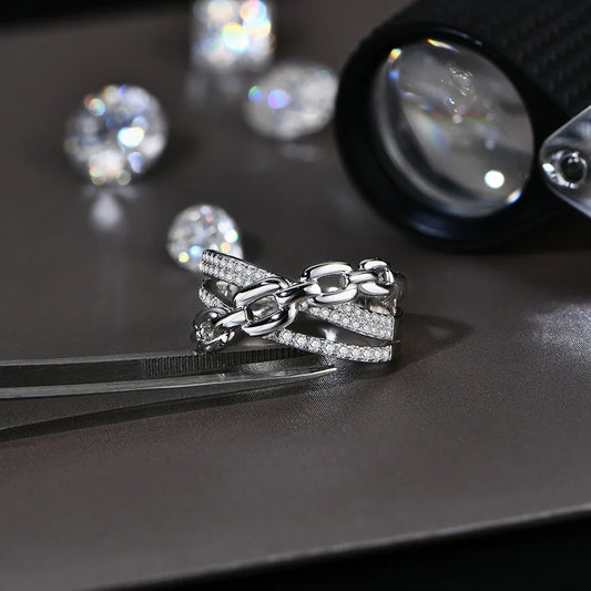 Bagues en moissanite S925 pour femmes, plaqué or 18 carats, couleur D, diamant VVS1, bijou de mariage vintage, cadeau