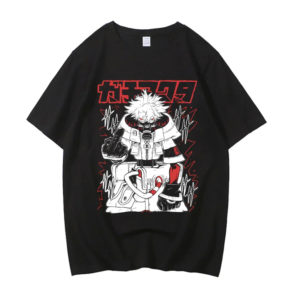 Japanese Anime Gachiakuta T-shirt Men Women T-shirt Hip Hop Y2k Female Male Clothing Harajuku High Quality Cotton Top