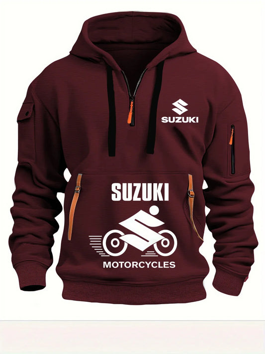 Men's Hoodie Outdoor Motorcycle Riding Apparel High Quality Comfortable Breathable Stylish Autumn/Winter Style