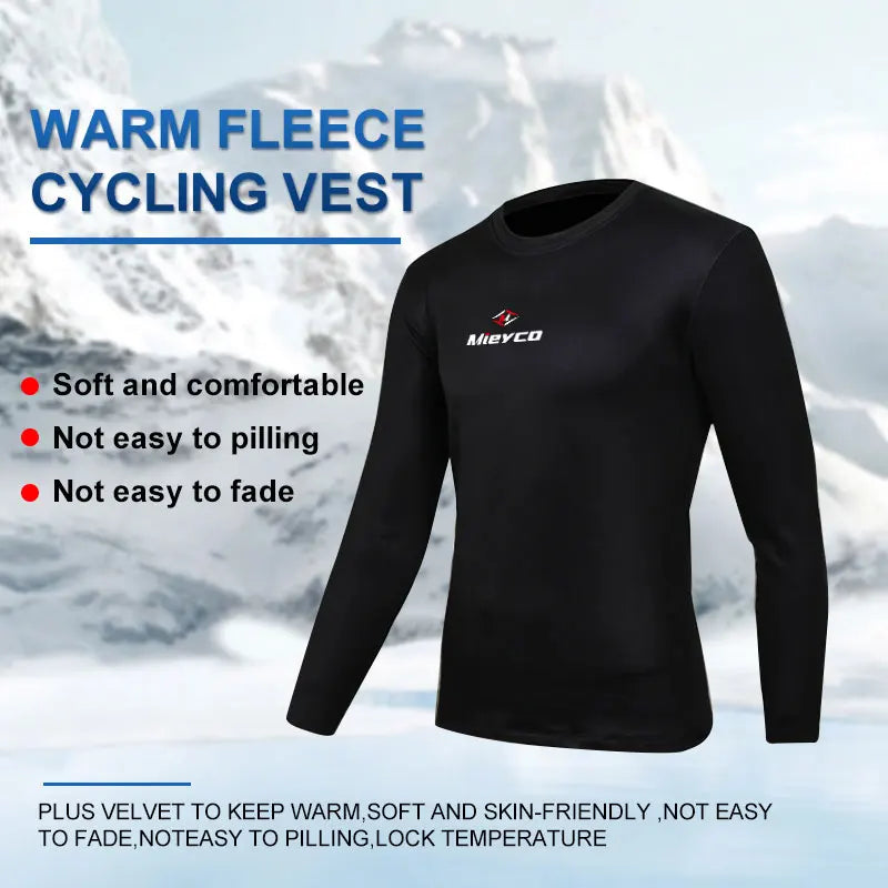 Winter Men Thermal Underwear Jersey Soft Cotton Fleece-lined Warm Panels Long Winter Fleece Thermo Clothing Jerseys Sport