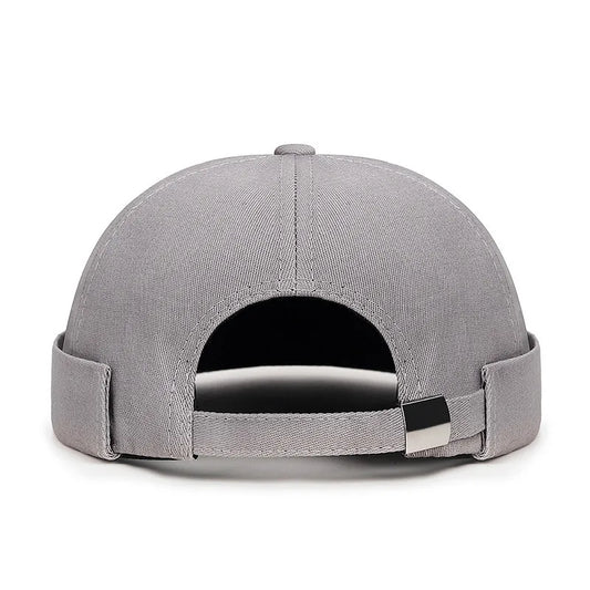 Brimless Hat for Men Women Cotton Classic Solid Color Beanie Beaded Hip Hop Hat for Outside Cycling Riding Activities