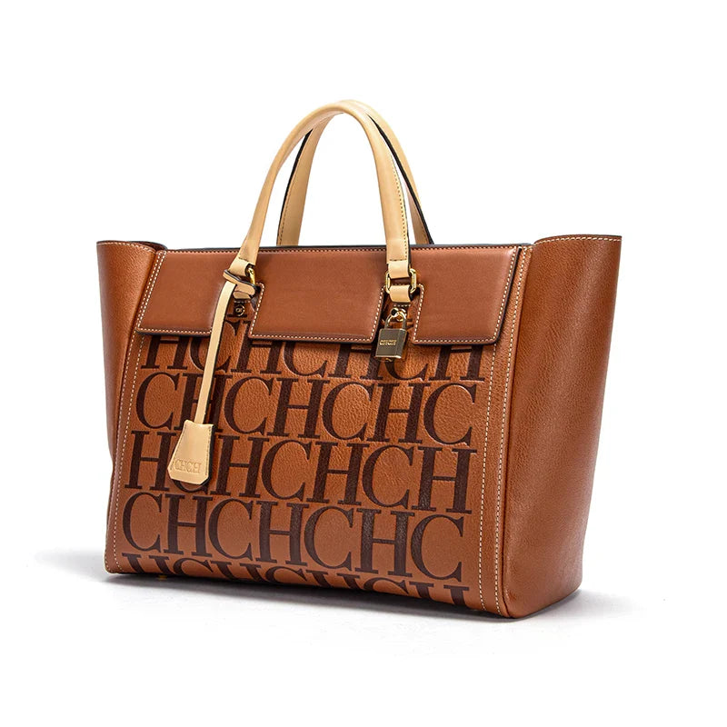 Luxury Classic 2023 Winter Women's Large Capacity Handbag Fashion Retro Print Bucket Bag Travel Party Banquet Shoulder Bag