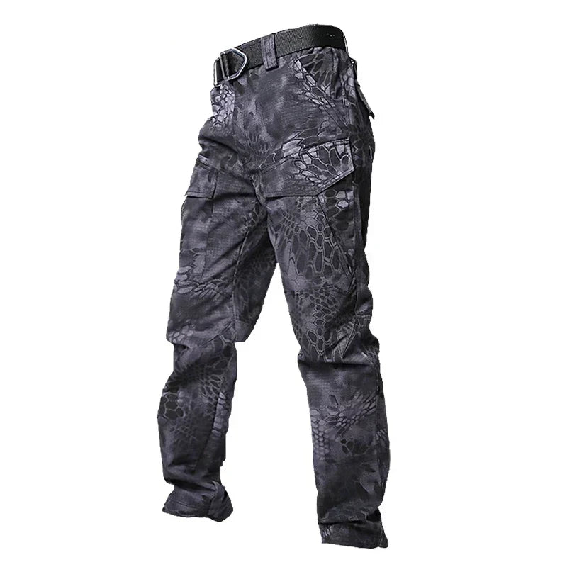 2026 City Tactical Cargo Pants Men Hiking Hunting Pants Cotton Multi-pocket Stretch Flexible Man Casual Trousers
