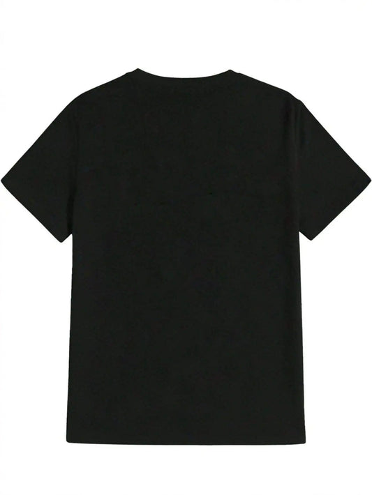 Men Vintage Rock Band Graphic T-Shirt "Cypress Hill" Print Black Polyester Crew Neck Short Sleeve Tee Casual Summer Top