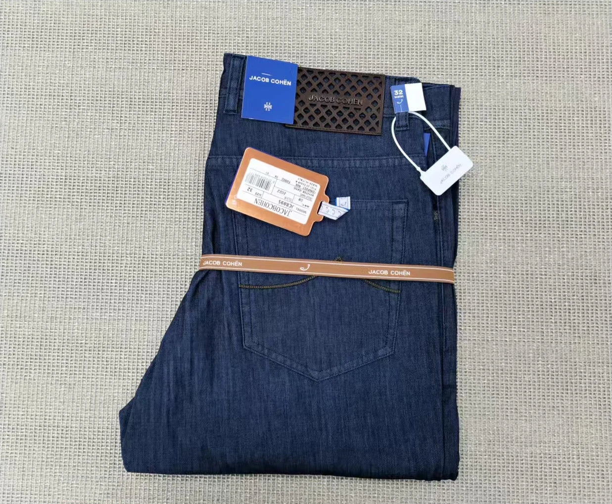 Jeans Thin Cotton Men 2026 Spring Summer new fashion straight breathable outdoors comfort Zipper Big size 30-40 Pants