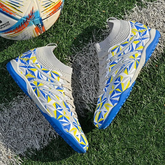 New Men Football Boots Breathable Sport Training Soccer Shoes Cleats Sport Outdoor TF Futsal Match Turf Grass Drop Shipping
